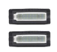 YAOGUI 2pcs/set 18 LED License Plate Number Light Lamp Error Free For For Smart Fortwo Coupe Convertible 450 451 W450 Large Outdoor The Garden