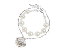 YAOGUI 2Piece Luxurious Retro Vintage Pearls Necklace Crafted From Alloy And Faux Pearls For Formal Event And Daily Wear Evening Wear Jewelry
