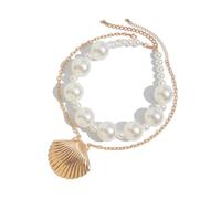 YAOGUI 2Piece Luxurious Retro Vintage Pearls Necklace Crafted From Alloy And Faux Pearls For Formal Event And Daily Wear Evening Wear Jewelry