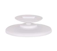 YAOGUI 360 Rotating Wall Bracket Stand Metal Base Adjustable Polished Holder Stand For For Speakers Accessorie Mounting Bracket Holder Heavy Duty White Black