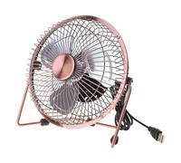 YAOGUI 4/6inch USB Desk Fan Portable Table Cooling Fan Adjustable 360 Degree Rotatable Metal Quiet Electric For Home USB Metal