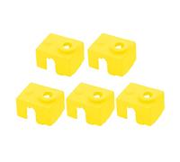 YAOGUI 5Pcs For Silicone Cover For Printer Mk9 Mk8 Heating Block Aluminum Heater Block Silicone Protective For Case 280 ℃ Silicone Sleeve For Dragon Series Heated Block J-head Hotend Bowden