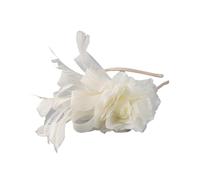 YAOGUI Adjustable Bridal Fascinator Flower Hat With Headband And Clip Fashion Headpiece For Bridesmaids Carnivals Festivals Stylish Fascinator