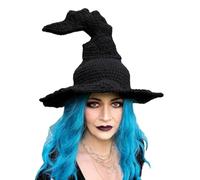 YAOGUI Adult Cosplay Witch Hat With Crochet Design For Halloween Adult Hair Accessories Performances Carnivals Party Supplies Halloween Hat Cosplay Hats For Women Hats Carnivals Party