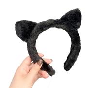 YAOGUI Adult Teens Cosplay Ear Shape Headband Plush Hair Hoop Makeup Live Broadcast Music Festivals Party Headpieces Cosplay Hair Accessories Foxes Ears Hairband Anime Cosplay Halloween Hairhoop