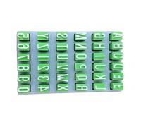 YAOGUI Artistic Clay Embossing Tool Set Letters Stamps For Sculpting Pottery Supplies And Mixed Media Art Designs