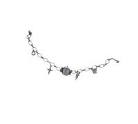YAOGUI Artistic Heavy Duty Unisex Watch Pendant Necklace Alloy Construction Clavicle Chain Vintage Charm Neckwear Jewelry Bold Steampunk Inspired Watch Neckchain