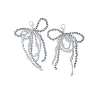 YAOGUI Beautiful Bowknot Shoe Adornment Sophisticated Pearls Bowknot Shoe Accessory Beaded Show Decoration Women's Trendy Shoe Decor