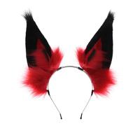 YAOGUI Bendable Alastor Ears Headband Anime Costume Headband Masquerades Headwear Cosplay Party Hairhoop Accessories