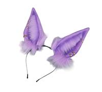 YAOGUI Bendable Plush Ear Hairhoop For Women Roleplay Anime Maid Headband Party Costume Female Cosplay Hair Styling Hairband Animal Ear Hairband