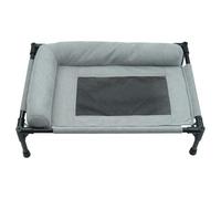 YAOGUI Chew Resistant Elevated Dog Bed Outdoor Cooling Cot With Steel Frame Breathable Net Washable For Small To Mediums Dog Chew Resistant Bed With Steel Frame