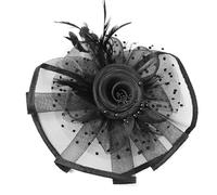YAOGUI Classical 1920s Costume Hat Feathered Fascinator Hat For Women Social Event Great For Garden Parties And Fashion Show Flapper Hat
