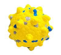 YAOGUI Colorful Dog Chew Toy With Ergonomic Texture For Teeth Cleaning And High Elasticity Bounce Chew Resistant Dog Ball