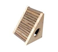 YAOGUI Cools Wood Hamster Nest Climbing Ramps Exercise House Chewproof Ladder For Hamsters Small Animal Cage Wooden Hamster Accessories
