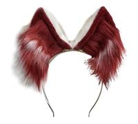 YAOGUI COSPLAY Kitten Ears Animal Ear Headband Furry Kitten Carnivals Party Handmade Furry Party Costume Devil Furry Tail