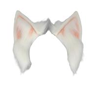 YAOGUI COSPLAY Kitten Ears Animal Ear Headband Furry Kitten Carnivals Party Handmade Furry Party Costume Halloween Costume Accessory
