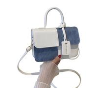 YAOGUI Crossbody Bag PU Tote Patchwork Handbag Square Bag Shoulder For Girl Women Versatile Lady Purse Trendy PU