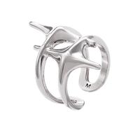 YAOGUI Crosses Star Rings With Gold/Steel Finish Representing Belief And Power Ideal For Trendsetters And Styles Seekers Gold Plated