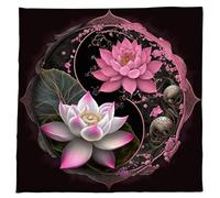 YAOGUI Divinations Cards Table Cloth Tapestry Flower TaiChi Tarots Tablecloth Astrologys Witchcrafts Deck Cloth Wall Decors Divinations Cards Table Wall Decors