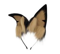 YAOGUI Dobermann Puppy Hairband Anime Cosplay Party Dobermann Puppy Headband Animal Ear Animation Hair Hoop For Con Role Play Ear Headbands Bulk