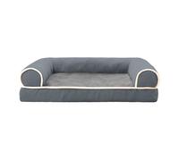 YAOGUI Dog Bed Stylish Nest For Small Puppy Kitten Rectangular Basket Pet Bed Detachable Cushion For Household Pet Couch