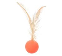 YAOGUI Dog Toy Soft Feather Ball Interactive For Molar Toys Puppy Toys For Kitten Exercise Green Kitten Exercise