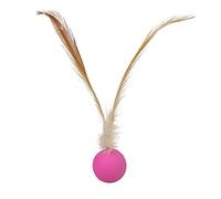 YAOGUI Dog Toy Soft Feather Ball Interactive For Molar Toys Puppy Toys For Kitten Exercise Green Kitten Exercise
