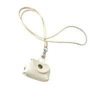 YAOGUI Elegant And Lightweight PU Leather Necklace Bag Pendant Neckchain For Daily Commute And Evening Gatherings Dopamine Color Necklace