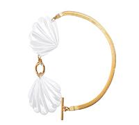 YAOGUI Elegant Shell Shape Anklet Leg Ankle Chain Woman Fashionable Foot Stylish Body Jewelry Present For Women Girls Women Foot