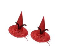 YAOGUI Elegant Witch Hat Velvety With Color Ribbon Roses Accent For Halloween Costume Parties Soft Velvety Halloween Accessories For Women