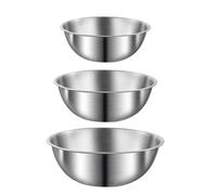 YAOGUI Essential Stainless Steel Kitchenwares Bowls Sturdy Nesting Bowls with Accuracy Scale for Pastries Cooks Mixing Bowl