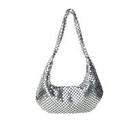 YAOGUI Fashion Metal Sequins Shoulder Bags For Women Casual All-match Small Evening Underarm Bag Zipper Female Armpit Bag Women Shoulder Bags