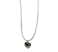 YAOGUI Fashion Trend Color Love Pendant Collarbone Chain Temperament Simple Cold Adjustable Wax Line Necklace Heart Necklace For Girls