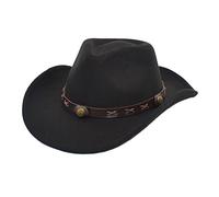YAOGUI Felt Hat Wide Brim Hat Women Men Halloween Cosplay Party Costume Fedora Cap Clothing Accessory With With Rhinestones Ladies Hats For Women