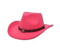YAOGUI Felt Hat Wide Brim Hat Women Men Halloween Cosplay Party Costume Fedora Cap Clothing Accessory With With Rhinestones Ladies Hats For Women