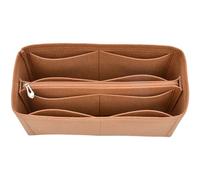 YAOGUI Felt Insert Bag Organizers Bag In For Handbag Purse Organiser For Shoulder With Metal Zippered Multiple Pockets Handbag Organizers
