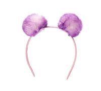 YAOGUI Furry Balls Plush Hairhoop Lovely Hairballs Hairband Children Adult Party Props Headdress Family Gathering Accessories Makeup Headband Girl Hair Headband Plush Headwear