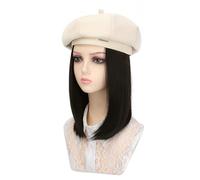 YAOGUI Girls With Hair Extensions Lovely Painter Artist Hat Halloween Straight Hair Extensions 19 Inch In Length Mens Men Vintage Painter Hats