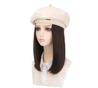 YAOGUI Girls With Hair Extensions Lovely Painter Artist Hat Halloween Straight Hair Extensions 19 Inch In Length Mens Men Vintage Painter Hats