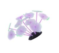 YAOGUI Glow In Dark Fish Tanks Aquarium Decors Colorful Corals Silicone Fish Habitat Ornament For Home And Office Aquarium Ornaments