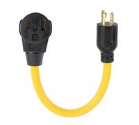 YAOGUI Heavy Duty L14-30P To 6-50R Generator Power Cord Welder Adapter 4 Prong To 3 Prong 125/250V Welder Adapter