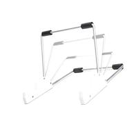 YAOGUI Heavy Duty Metal Tablet Holder Angles Adjustable Angles Foldable Tablet Stand For Office Kitchen Bedroom And Travel Use Desktop Organizer Stand