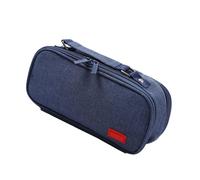 YAOGUI High Capacity Pen Case with Handle 5 Section Canvas Pencil Case Large Pouches Travel Cosmetic Bag 24x8.5x11cm Canvas Bag