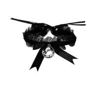 YAOGUI Lace Choker With Kitten Sweet Gothic Choker Detachable Cosplay Party Adjustable Jewelry White Gothic Necklaces For Women