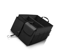 YAOGUI Large Capacity 68L Multiple Compartment Car Storage Box Foldable Design For SUV Sedan Truck Vehicle Organization Travel Nonslip Trunk Storage Box With Reinforced Strap
