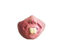 YAOGUI Latex Face Halloween Cosplay Props Half Face For Halloween Cosplay Ornament Funny Clown Scary Clown For Adults