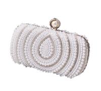 YAOGUI Luxurious Pearls Shoulder Bag Fashion Evening Purse Crossbody Bag For Cocktail Parties And Gatherings Evening
