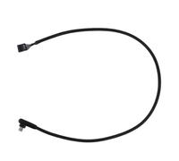 YAOGUI Motherboard USB 9pin To Type-C Cable TypeC Elbow Data Cable Woven Mesh 60cm Anti Interference Shielding Shielded USB For Graphics Card For Lighting Control TypeC Male To Female