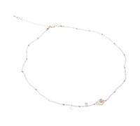 YAOGUI Natural Freshwater Pearls Necklace Adjustable Neck Chain Jewellery Feature Moon Star Charm And Beads Imitation Pearls Jewelry Handmade