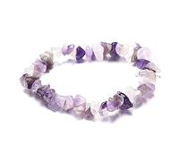 YAOGUI Natural Gemstones Bead Chakras Crystal Chip Stone Color Gravel Bracelets For Yoga Prayer Protections Natural Chakras Crystal Gravel